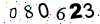 Enter the numbers you see on the box: 